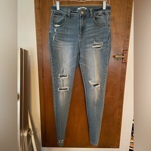 Wax Distressed Jeans- 9/29